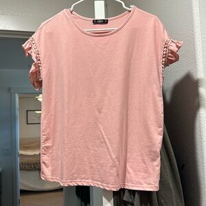 Pink tshirt blouse